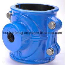 Ductile Cast Iron Saddle Clamp for PVC Pipe